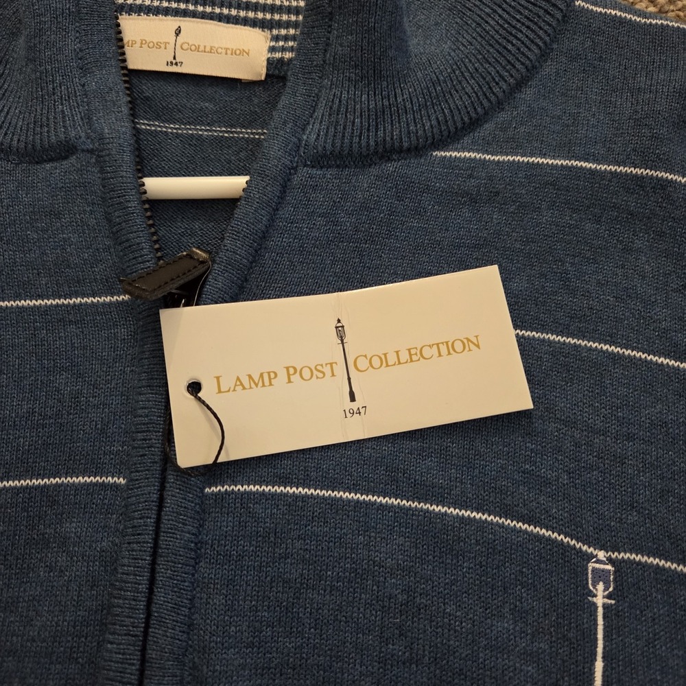 NEW‎ Lamp Post Collection Golf 1/4 Zip Sweater Size XL - Picture 4 of 12